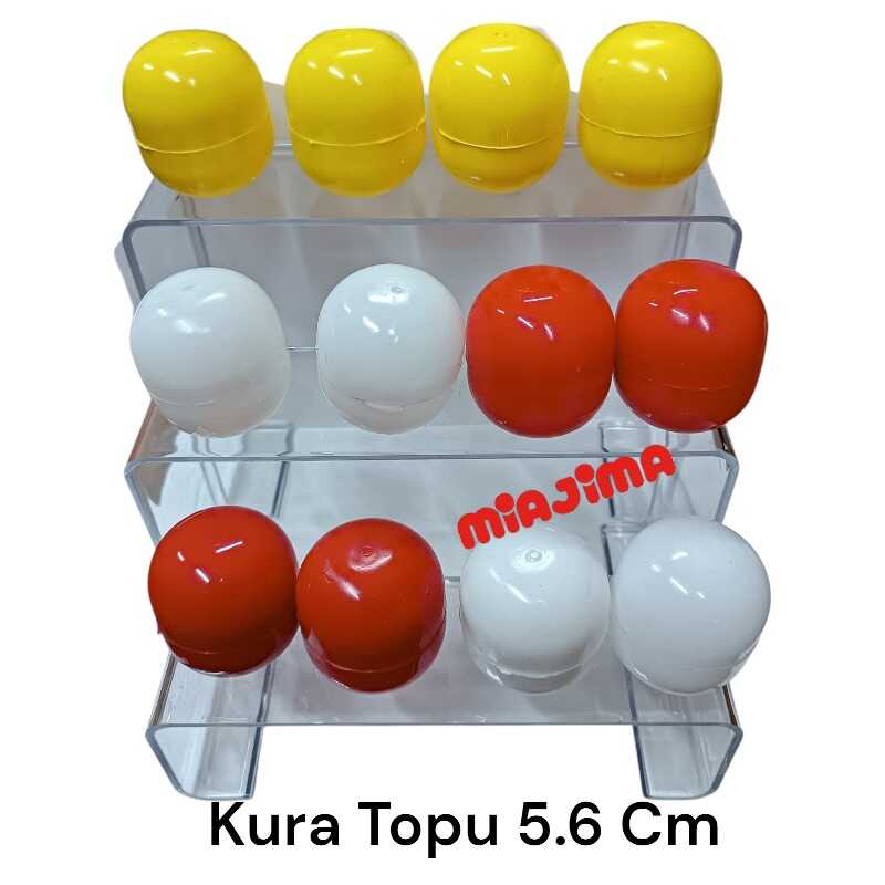 Miajima Plastik Çekiliş Kura Topu 5.6 Cm Çap-50 Adet