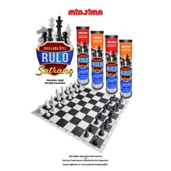 Miajima Rulo Satranç Takımı Taşıma Çantalı Kapaklı - Miajima