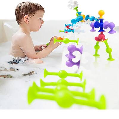 Miajima Vakum Molekül 25 Parça Yapı Taşları Fidget Duyusal Eğitici Oyuncak Squigz - 3