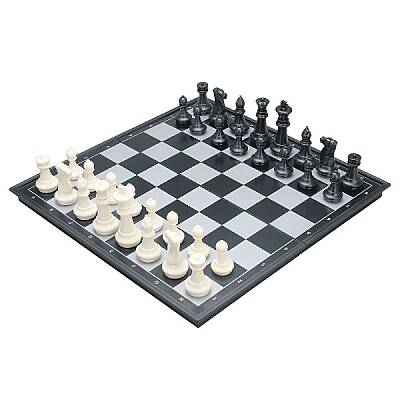 Mıknatıslı Katlanabilir Satranç Seti Kutulu Manyetik Satranç Takımı Zeka ve Strateji Oyunu 25x25 Cm - 1