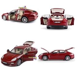 Model Araba 1:18 Porshe Panamera Bordo Die Cast Car - 1