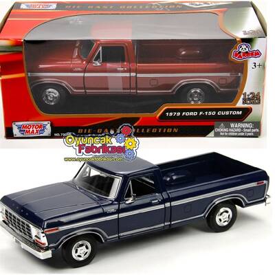 Model Araba Motormax 1:24 1979 Ford F-150 Custom - 1