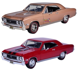 MotorMax 1/18 1967 Chevrolet Chevelle SS 396 Model Araba - Motor Max