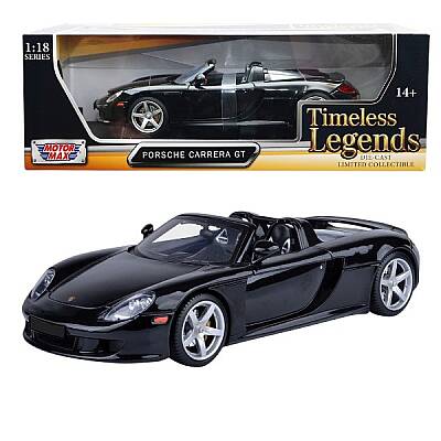 Motormax 1:18 Porsche Carrera GT Die Cast Model Araba Koleksiyonluk Metal Maket - 1