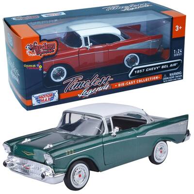 Motormax 1:24 Model Araba 1957 Chevy Bel Air - 1