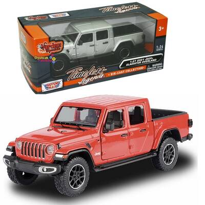 MotorMax 1:24 Model Araba 2021 Jeep Gladiator Overland (Hard Top) - 1