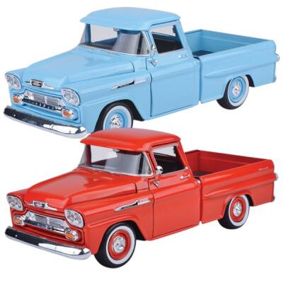 Motormax Araba 1:24 1958 Chevy Apache Fleetline Pickup 79311 - 2