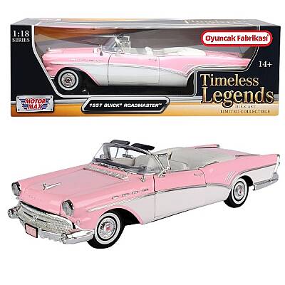 Motormax Model Araba 1:18 1957 Buick Roadmaster - 1