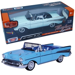 Motormax Model Araba 1:18 1957 Chevy Bel Air ( Convertible ) - Motor Max