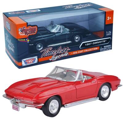 Motormax Model Araba 1:24 1967 Corvette - 1