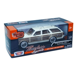 Motormax Model Araba 1:24 1979 Chrysler Lebaron Town & Country - 4