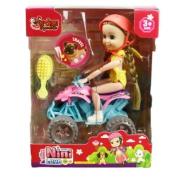 Nini Love 2 Asorti Motosikletli Oyuncak Bebek Set - 1