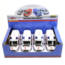 Oyuncak Ambulans Minibüs Mercedes Sesli Işıklı - 6