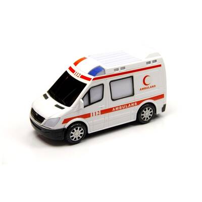 Oyuncak Ambulans Münibüs Sesli Işıklı - 2