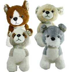 Oyuncak Ayakta Duran Peluş Köpek 23 Cm Asortili - Vardem Oyuncak