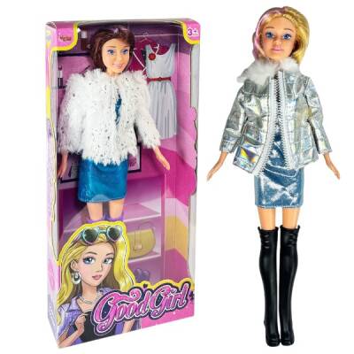 Oyuncak Bebek 29 Cm Ceketli Parlak Elbiseli Bebek - 1