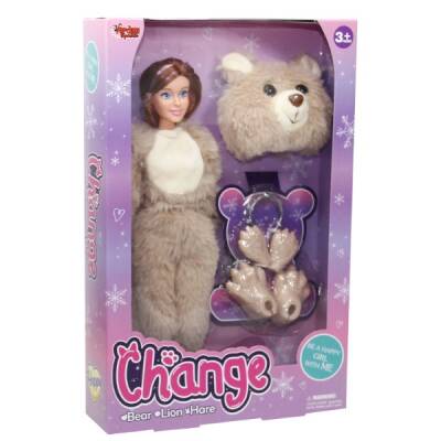 Oyuncak Bebek Hayvan Kostümlü Aksesuarlı Bebek 29 Cm - 2