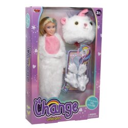 Oyuncak Bebek Hayvan Kostümlü Aksesuarlı Bebek 29 Cm - 3