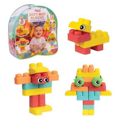 Oyuncak Çantalı Soft Maxi Bloklar 41 Parça 04055 - 2
