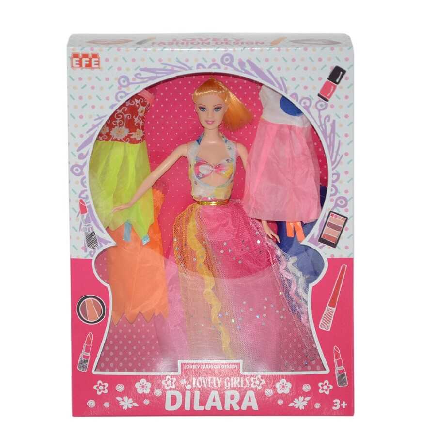 Oyuncak Dilara Manken Bebek Yedek Kıyafetli 28 Cm