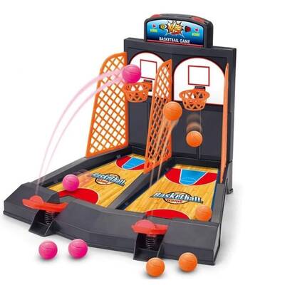 Oyuncak Eğlenceli Mini Parmak Basketbol Oyun Seti 2 Kişilik - 1