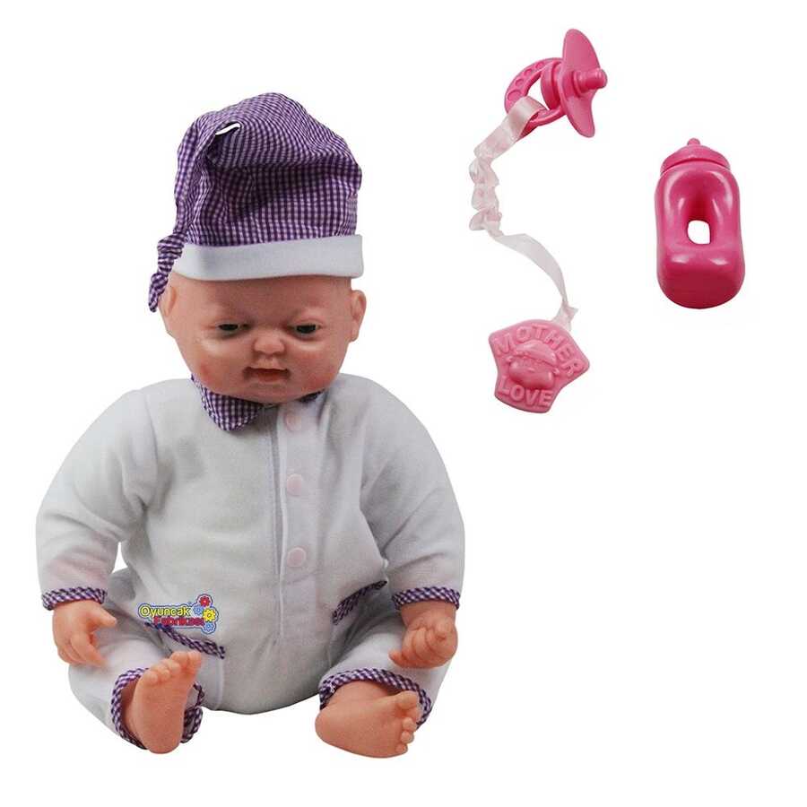 Oyuncak Et Bebek Gerçek Yüz Mimikli Pıtırcık Bebek 40 Cm
