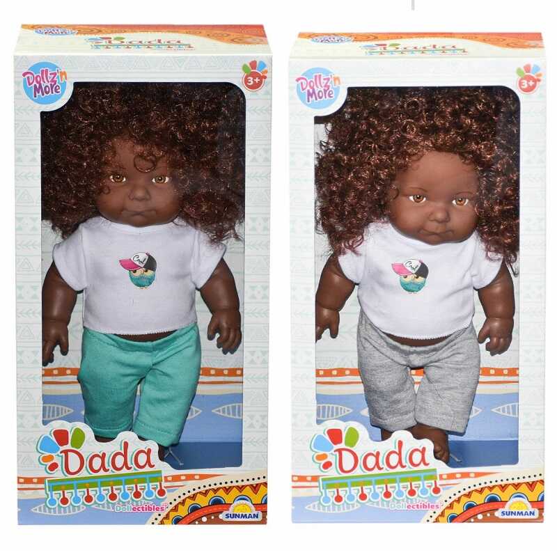Esmer Dada Et Bebek Saçlı 35 Cm