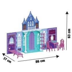 Oyuncak Ev-Buzlar Kraliçesi Şatosu Karlar Ülkesi Şatosu - 3