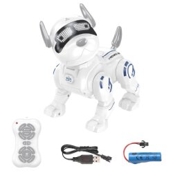 Oyuncak Köpek Uzaktan Kumandalı Full Fonksiyonlu Işıklı ve Sesli Akıllı - 2