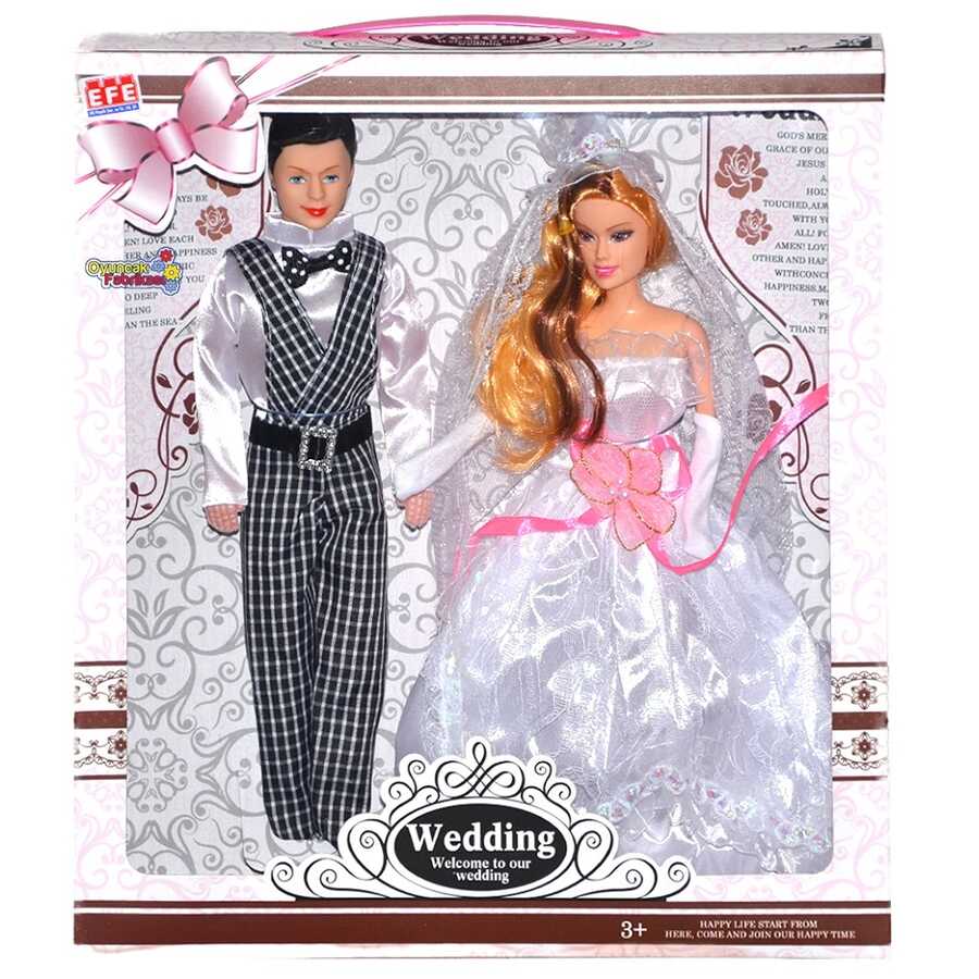 Oyuncak Manken Gelin Damat Bebek