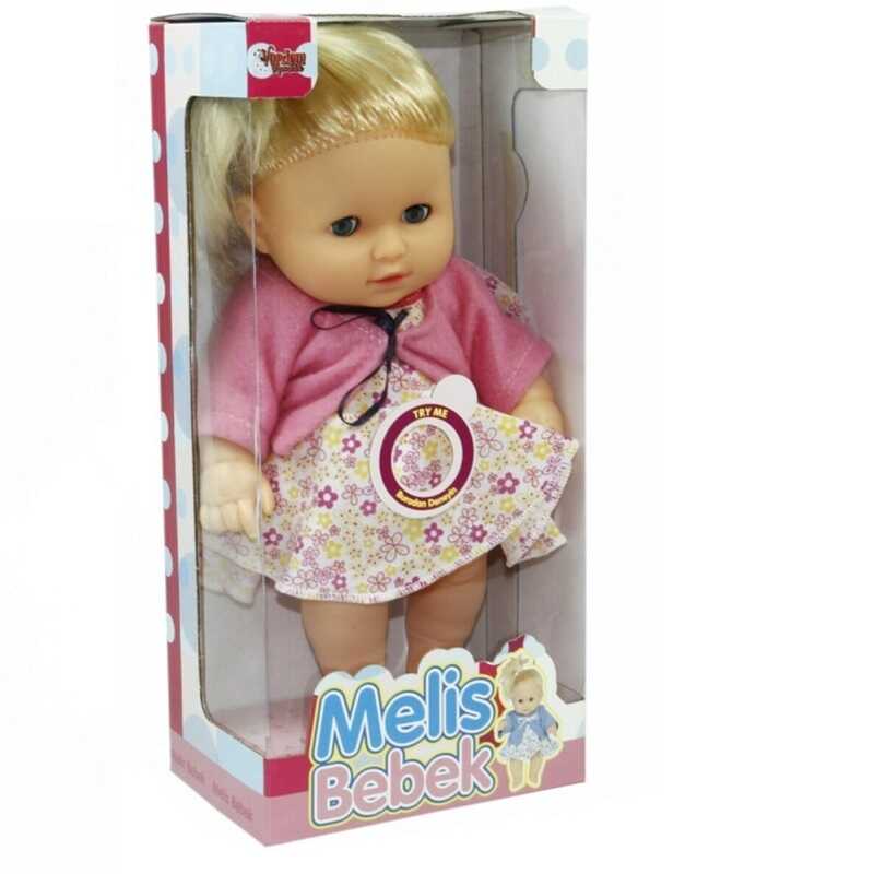 Oyuncak Melis Bebek Komple Et bebek Türkçe Sesli 35 Cm Foksiyonlu