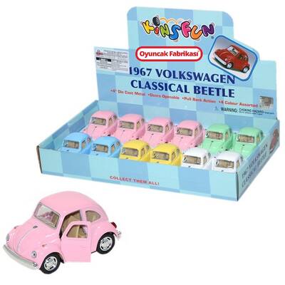 Oyuncak Metal Çekbırak 1967 Volkswagen Classical Beetle - 2