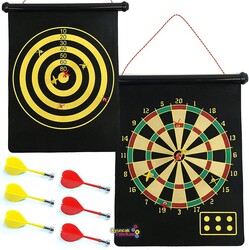 Miajima Büyük Manyetik Dart Katlanabilen Çift Taraflı İgnesiz Uç 50 x 46 cm - Can Oyuncak