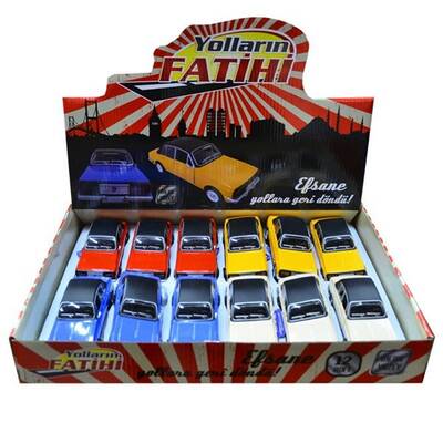 Oyuncak Model Çek bırak Anadol Araba 13 Cm Havalı Korna Sesli - 1