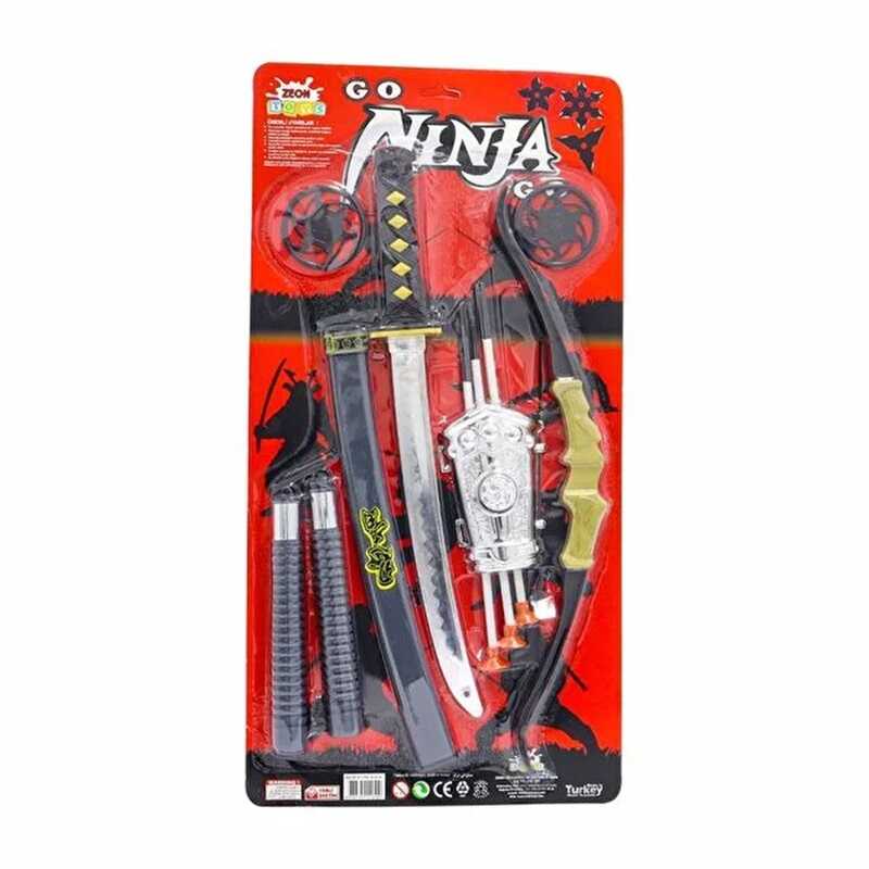 Oyuncak Ninja Seti Kılıç  Yay Seti Mınçıka 3