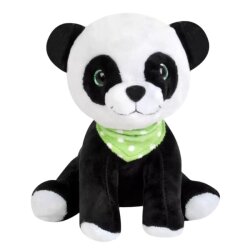 Oyuncak Oturan Peluş Panda 15 cm (Camgözlü) - Selay
