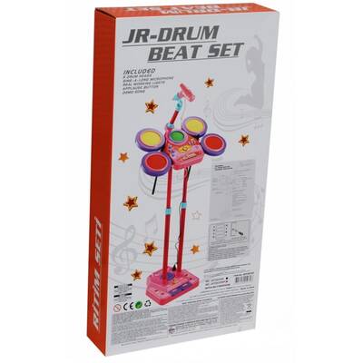 Oyuncak Ritim Seti Mikrofonlu Baterili - 4
