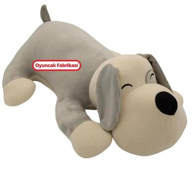 Oyuncak Soft Yumuşacık Sevimli Peluş Yastık Köpek 50 Cm - 4