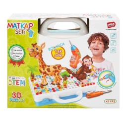 Oyuncak Tamir Matkaplı 3D Creative Puzzle Eğitici Tamir Set 11B - Birlik Oyuncak