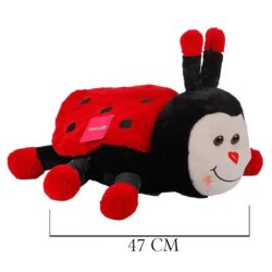 Oyuncak Yatan Büyük Peluş Uğur Böceği 40 Cm - 2