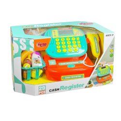 Oyuncak Yazarkasa Hesap Makinalı Aksesuarlı Işıklı 29 Parça - Vardem Oyuncak