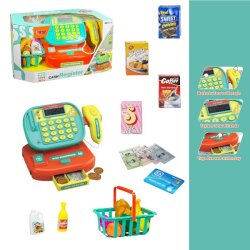 Oyuncak Yazarkasa Hesap Makinalı Aksesuarlı Işıklı 29 Parça - 2