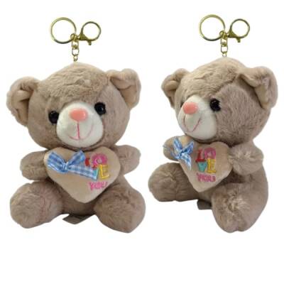 Peluş Ayıcık Anahtarlık Kalpli 12 Cm - 2