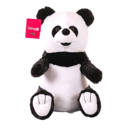 Peluş Oyuncak Oturan Peluş Panda 50 Cm - 1