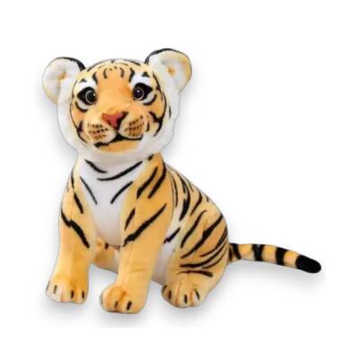 Peluş Oyuncak Oturan Yavru Kaplan 30 Cm - 2