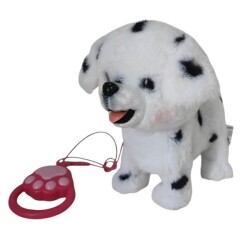 Pelüş Tasmalı Yürüyen-Havlayan Benekli Köpek - Vardem Oyuncak