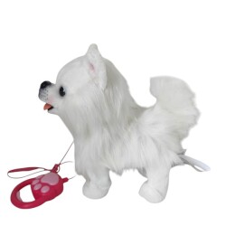 Peluş Tasmalı Yürüyen-Havlayan Fino Köpek - Vardem Oyuncak