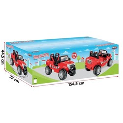 Pilsan Attack Uzaktan Kumandalı Çift Kişilik Akülü Araba 12 V - 3