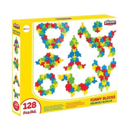Pilsan Eğlenceli Bloklar 128 Parça - 1