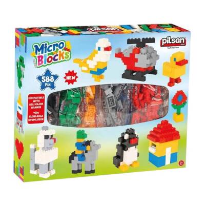 Pilsan Mikro Bloklar 588 Parça Kutulu - 1